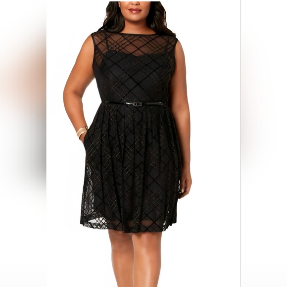 Ellen Tracy Fit and Flare Sleeveless Dress Women 6 - Picture 1 of 4